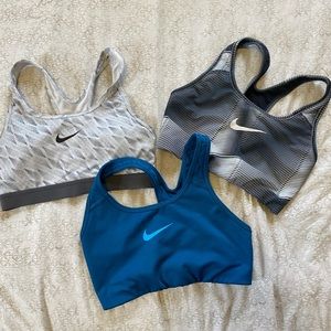 3 Pack Nike Sports Bras